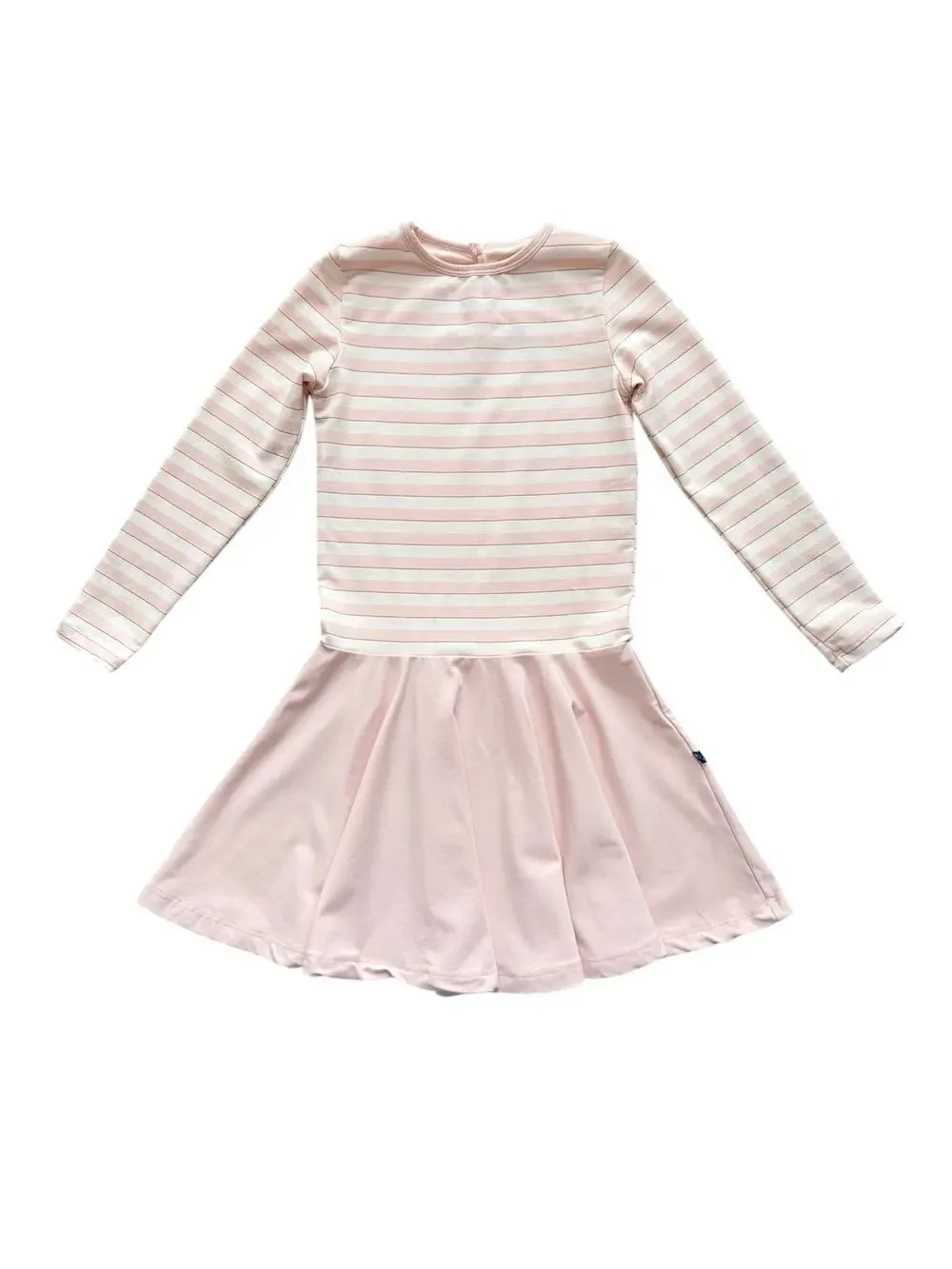 Kickee Pants Bamboo Sweet Stripe Dress Size 6/8